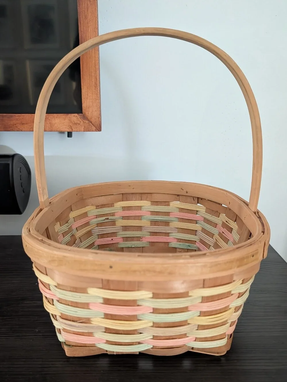 90's Longaberger Spring Woven Basket‎